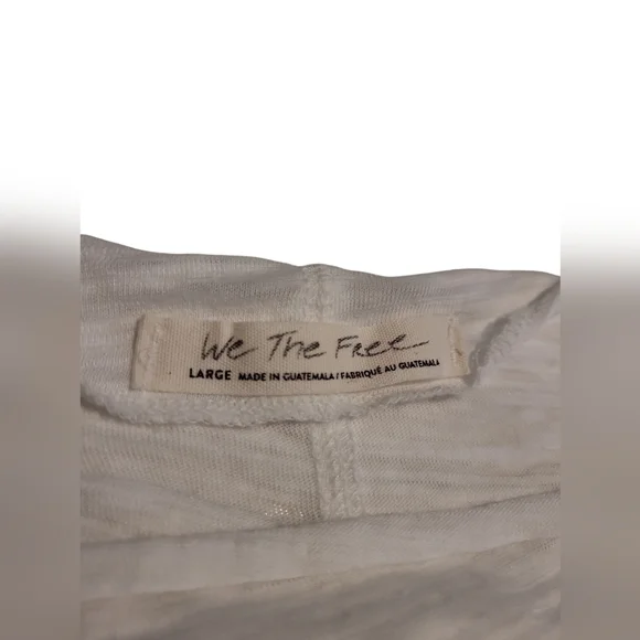 We The Free Women's Large Astrid Tee Optic White - Picture 5 of 11